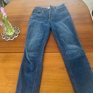 Aritzia Denim Forum Yoko high rise slim 27